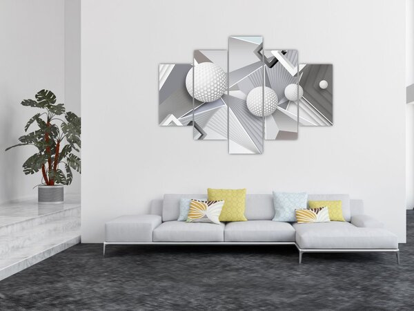 Geometrijska apstraktna slika (150x105 cm)