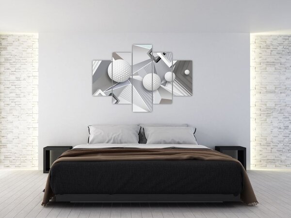 Geometrijska apstraktna slika (150x105 cm)