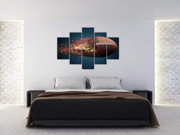 Slika - Ragbi lopta u akciji (150x105 cm)