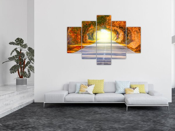 Slika -Prolaz od krošnja stabala (150x105 cm)