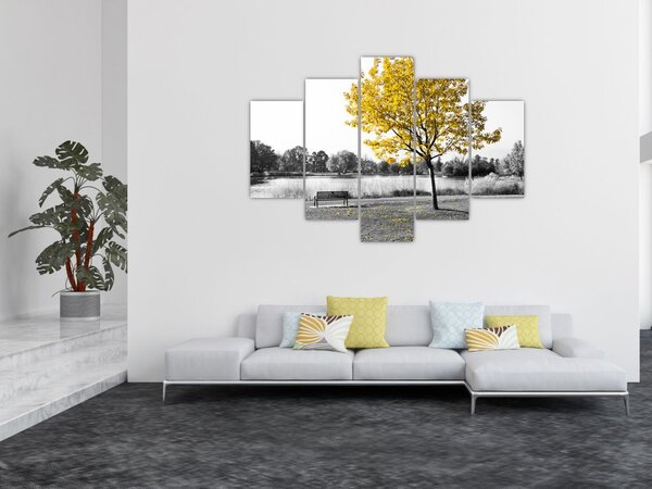 Slika - Odmor u parku (150x105 cm)