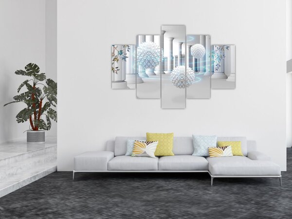 Apstraktna slika u antičkom stilu (150x105 cm)