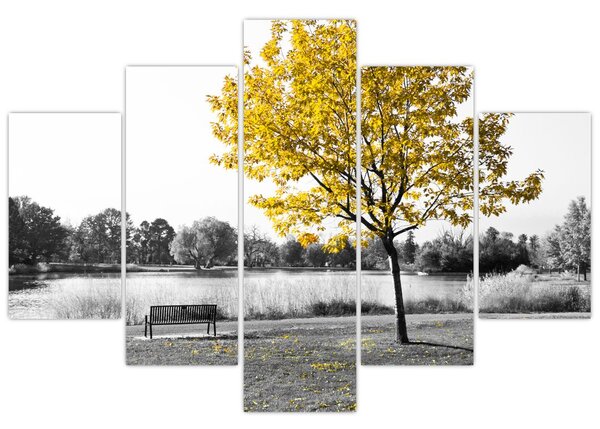 Slika - Odmor u parku (150x105 cm)