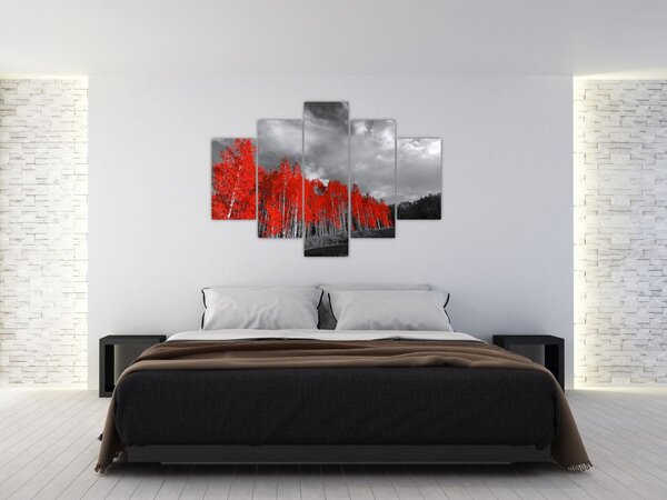 Slika - Drveće u jesenskim bojama (150x105 cm)