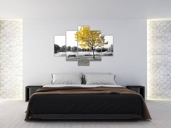 Slika - Odmor u parku (150x105 cm)