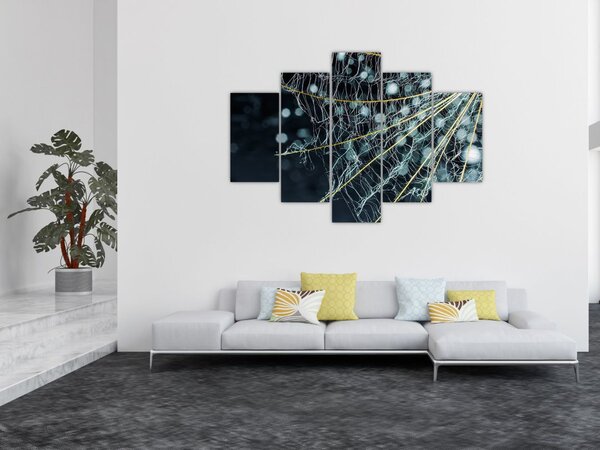Slika - Cvijet s paučinom (150x105 cm)