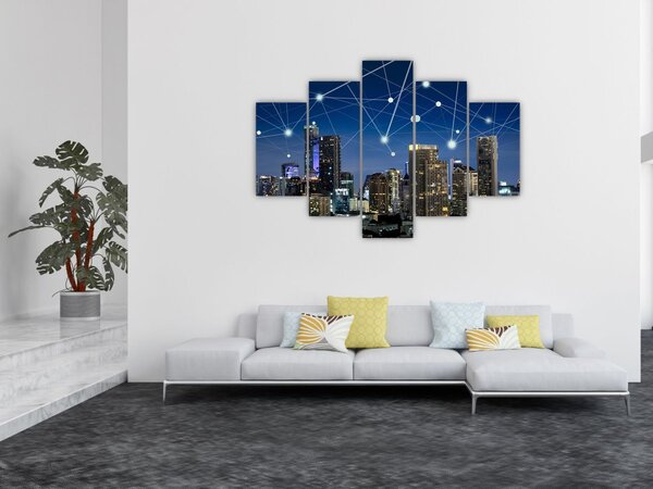 Slika - Noćni život velegrada (150x105 cm)