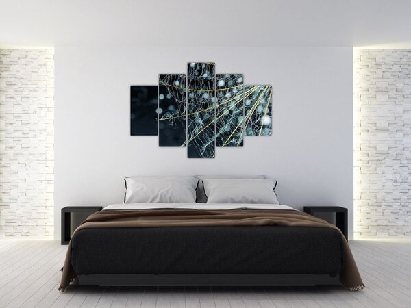 Slika - Cvijet s paučinom (150x105 cm)