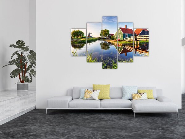 Slika nizozemskih vjetrenjača (150x105 cm)