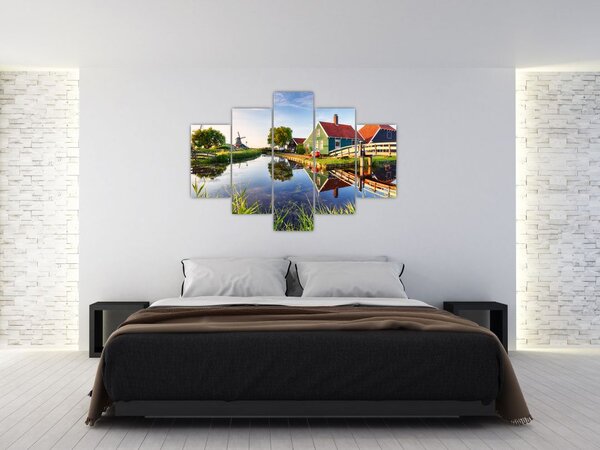 Slika nizozemskih vjetrenjača (150x105 cm)