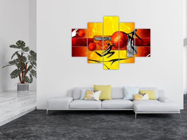 Slika -Naslikan prikaz čovječanstva (150x105 cm)