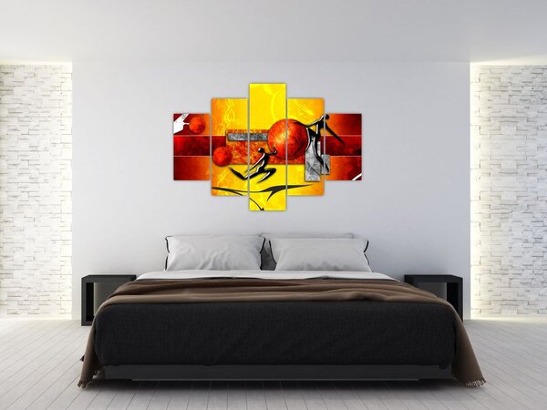 Slika -Naslikan prikaz čovječanstva (150x105 cm)