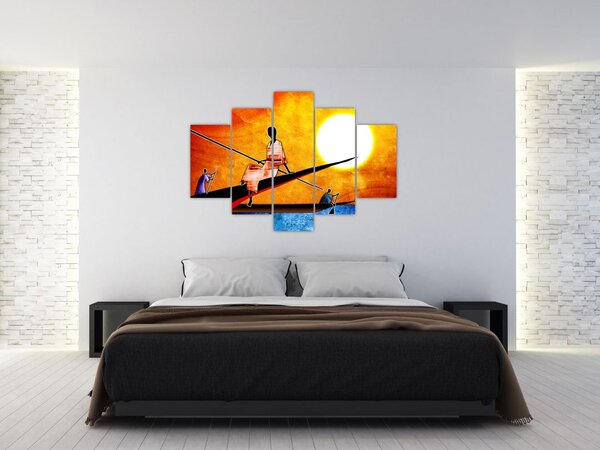 Slika drevne antičke slike (150x105 cm)