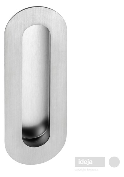 Ukopna ručkica ID inox ovalna 180x60 mm