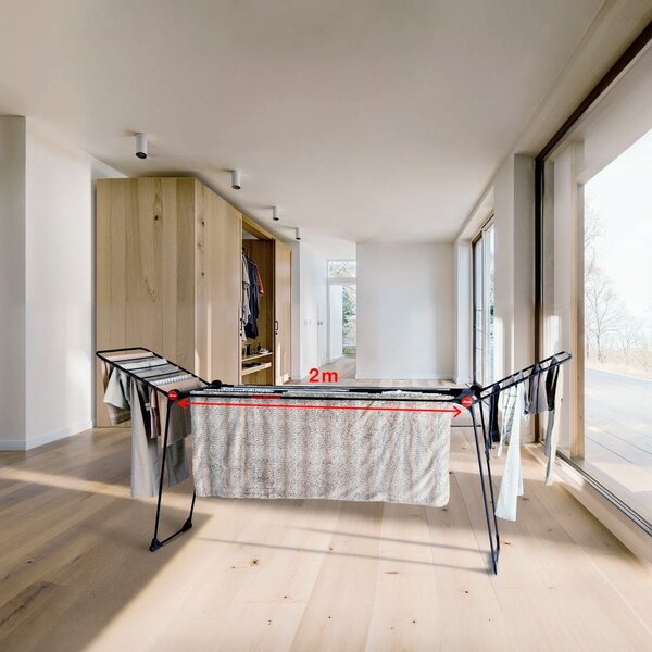 Crna sušilica za rublje Infinity Flex 30m – Vileda