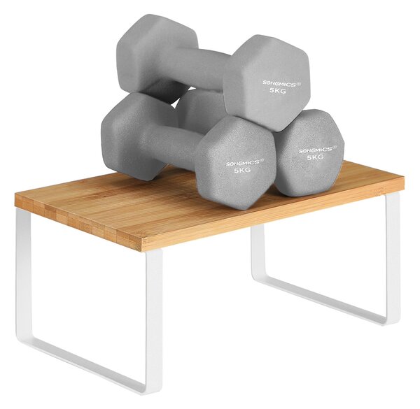 Set bambusovih organizatora CEZAR, 2 kom, smeđa/bijela SongmicsHome