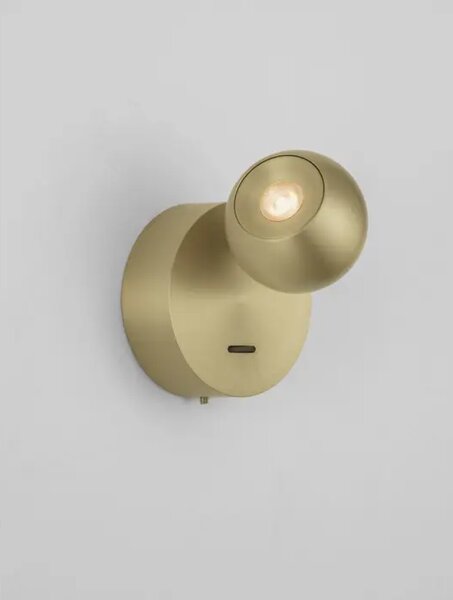 SFERA ZIDNA LED SVJETILJKA ZLATNA 6W IP20 3000K PREKIDAČ UKLJU./ISKLJ. NL9540295