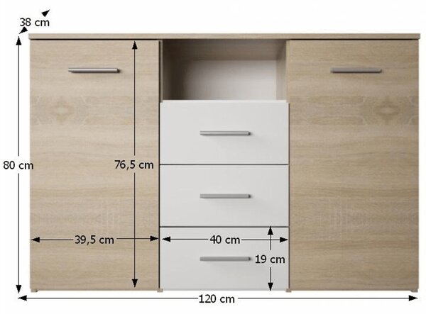 Zondo.hr Komoda Gaila. 1014766