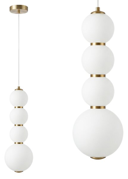 LED viseća stropna lampa LHJ114-4CP brušeno zlato