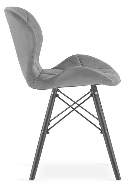 Stolica Lago - Graphite dark - 1 komad