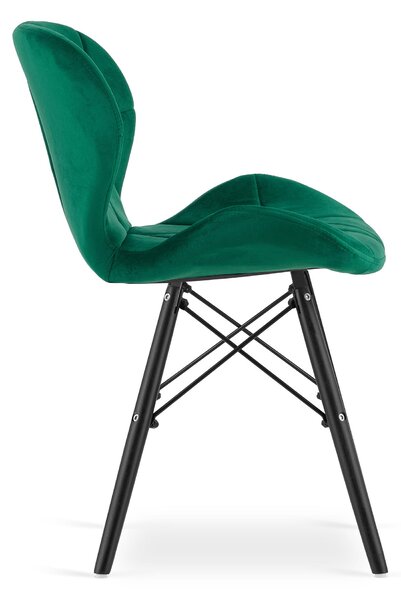 Stolica Lago - Tirquea green dark - 1 komad