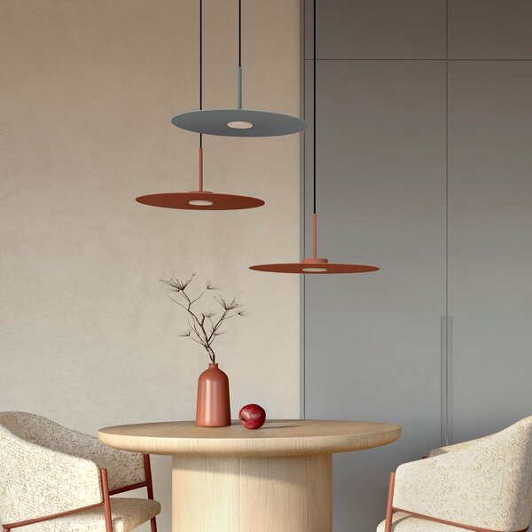 Nowodvorski Lighting Viseća svjetiljka Simone, čelik, umbrasto plava, Ø 40 cm, GX53, prigušiva, Plava, Dnevni boravak/blagovaonica, Metal