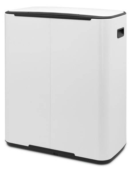 Bijela željezna kanta za smeće za odvojeni otpad/s pedalom 60 l Bo – Brabantia