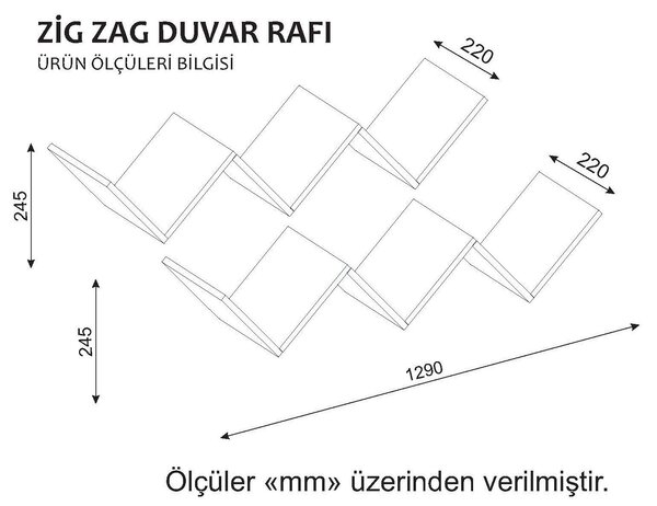 Zondo.hr Polica Ziggy (bijela). Akcija -29%. 1071662