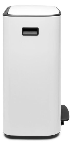 Bijela željezna kanta za smeće za odvojeni otpad/s pedalom 60 l Bo – Brabantia