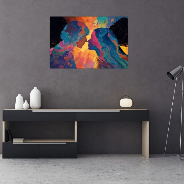 Slika - Kozmička ljubav (90x60 cm)