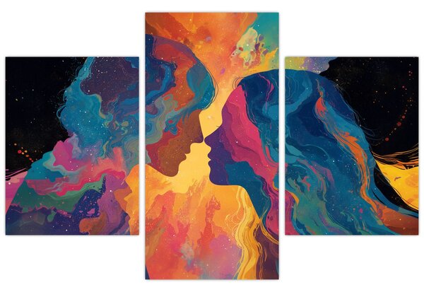 Slika - Kozmička ljubav (90x60 cm)