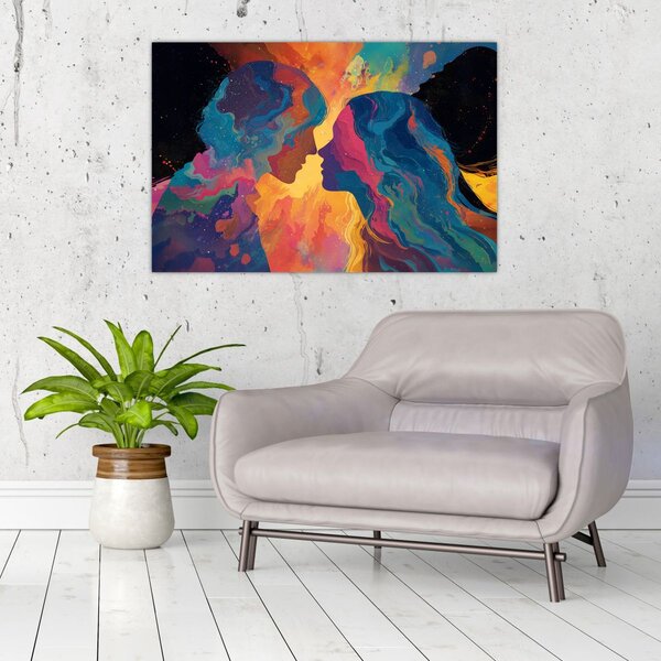 Slika - Kozmička ljubav (90x60 cm)