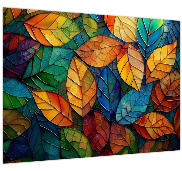 Slika - Mozaik od lišća (70x50 cm)