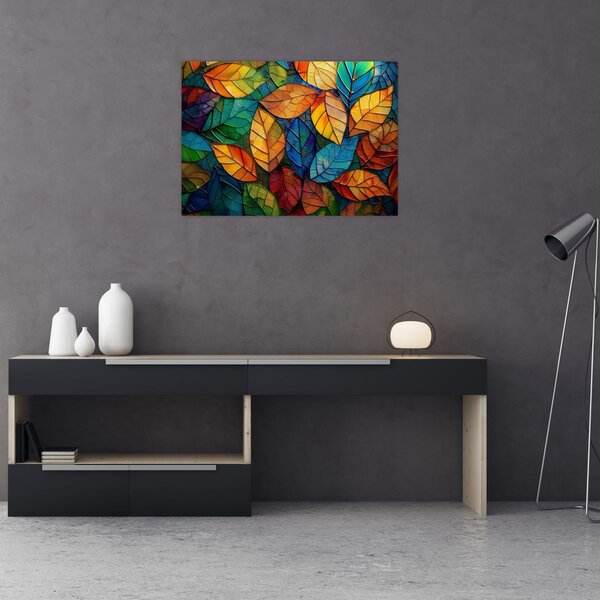 Slika - Mozaik od lišća (70x50 cm)