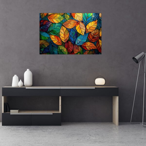 Slika - Mozaik od lišća (90x60 cm)