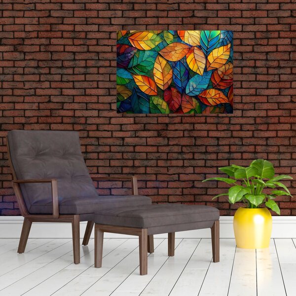 Slika - Mozaik od lišća (70x50 cm)