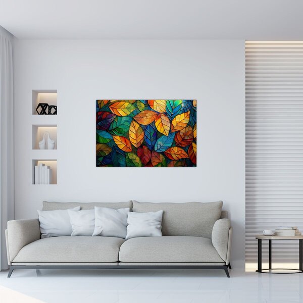 Slika - Mozaik od lišća (90x60 cm)