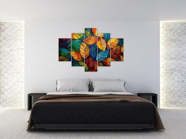Slika - Mozaik od lišća (150x105 cm)