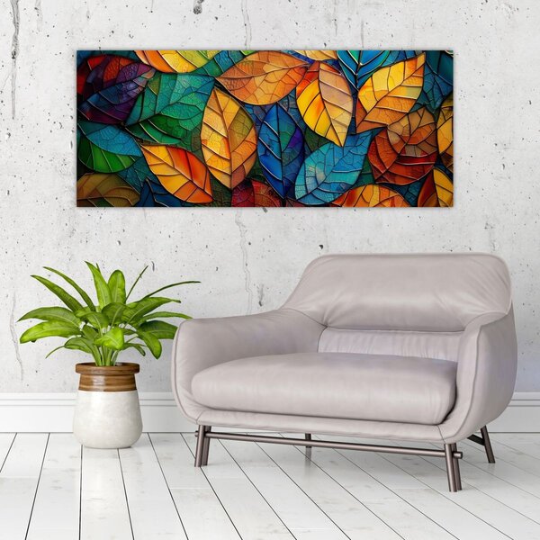 Slika - Mozaik od lišća (120x50 cm)