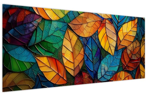 Slika - Mozaik od lišća (120x50 cm)