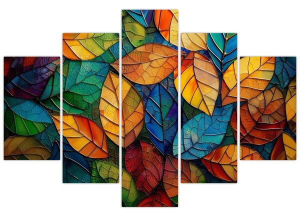 Slika - Mozaik od lišća (150x105 cm)