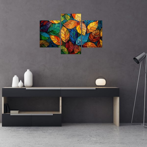 Slika - Mozaik od lišća (90x60 cm)