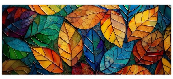 Slika - Mozaik od lišća (120x50 cm)