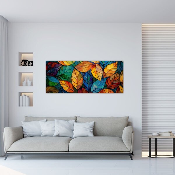 Slika - Mozaik od lišća (120x50 cm)