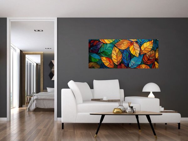 Slika - Mozaik od lišća (120x50 cm)