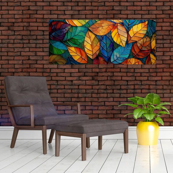 Slika - Mozaik od lišća (120x50 cm)