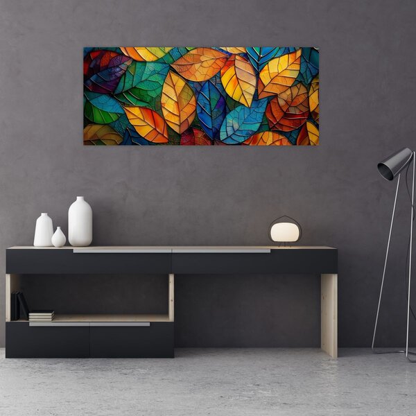 Slika - Mozaik od lišća (120x50 cm)
