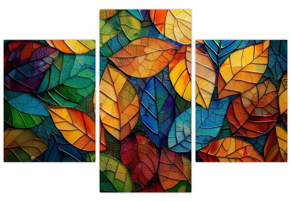 Slika - Mozaik od lišća (90x60 cm)