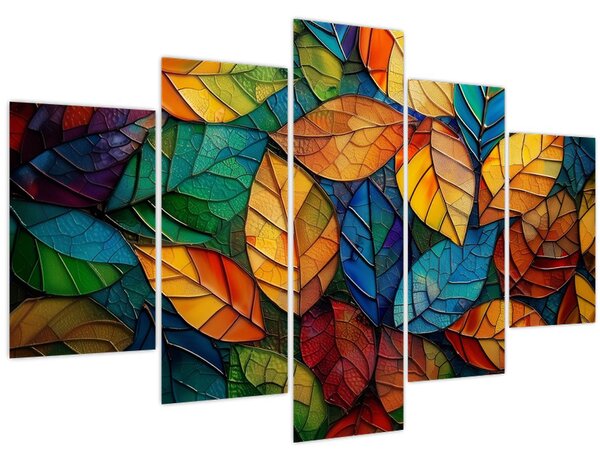 Slika - Mozaik od lišća (150x105 cm)