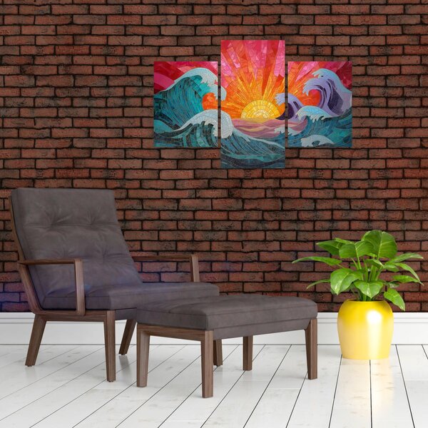 Slika - Mozaik valova (90x60 cm)